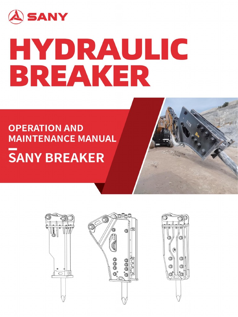 SYB Hydraulic Breaker Manual | PDF | Piston | Pump