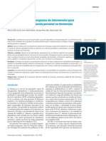 PIPAP Efectos de Un Programa de Intervención para Promoción de La Autonomía Personal en Demencias