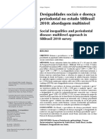 Texto 6. Artigo Desigualdades Sociais e Doença Periodontal No Brasil - SB Brasil 2010