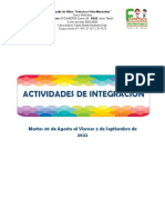 Actividades de Integracion