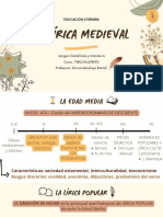 La Lírica y Épica Medieval 1ºbat