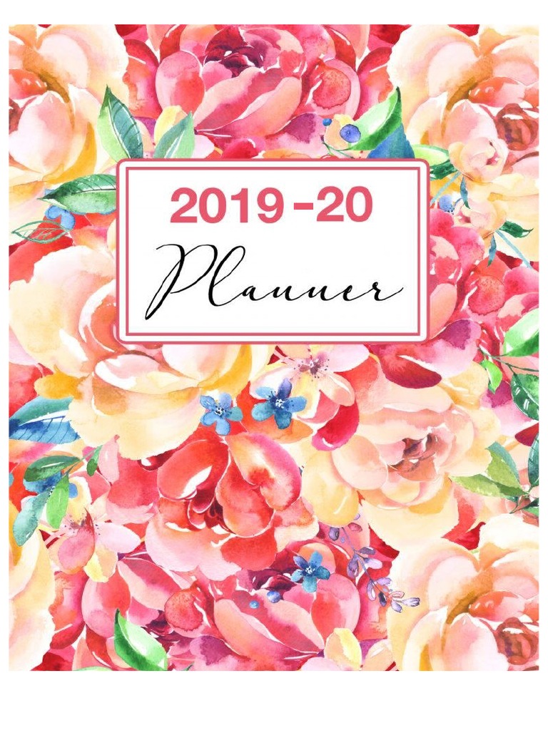 Planner Cover PDF