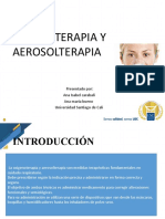 Oxigenoterapia y Aerosol Terapia