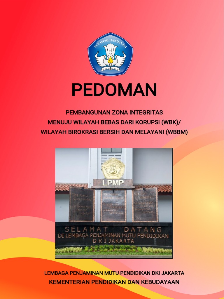 Contoh Pedoman Pembangunan ZI WBK WBBM | PDF