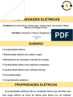 Propriedades Elétricas de Materiais