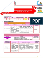 V Ciclo - Sesión de Aprendizaje #05 - Semana 01 - Experiencia 06 - Comunicacion