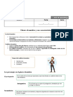 Guía de Aprendizaje Nº2. Género Dramático. Segundo Medio. Corrección