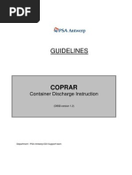 PSAA Guidelines COPRAR Discharge