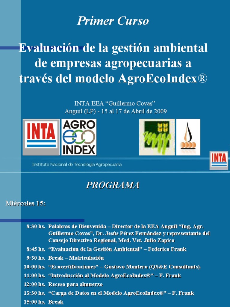 Agro Eco Index | PDF | Agua | Fertilizante