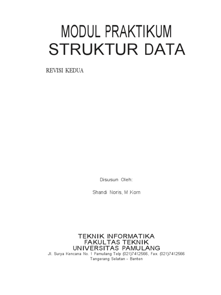 Tata Tertib Praktikum Struktur Data | PDF | Sains & Matematika | Komputer
