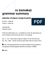 Portuguese Grammar-Summary 1