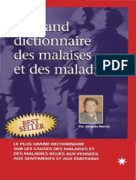 Martel Jacques - Le Grand Dictionnaire Des Malaises Et Des Maladie