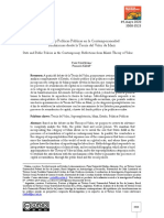 Articulo Estado y Políticas Públicas en La Contemporaneidad. La Teoria Del Valor de Marx