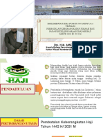 Implementasi KMA Nomor 660 Tahun 2021 tentang Pembatalan Keberangkatan Jemaah Haji Pada Penyelenggaraan Ibadah Haji Tahun 1442 H/ 2021 M
