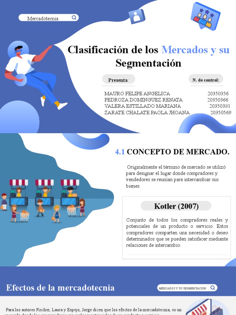 Clasificación y Segmentación de Mercados | PDF | Mercado (economía ...