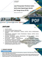 Teknis Pembahasan Persyaratan Perizinan Usaha Penyediaan Tenaga Listrik Untuk Kepentingan Sendiri Jenis PLTS