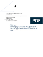 Developing OpenText AppWorks Mobile Applications For Documentum XCP