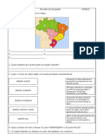 Revisão de Geografia: Regiões do Brasil