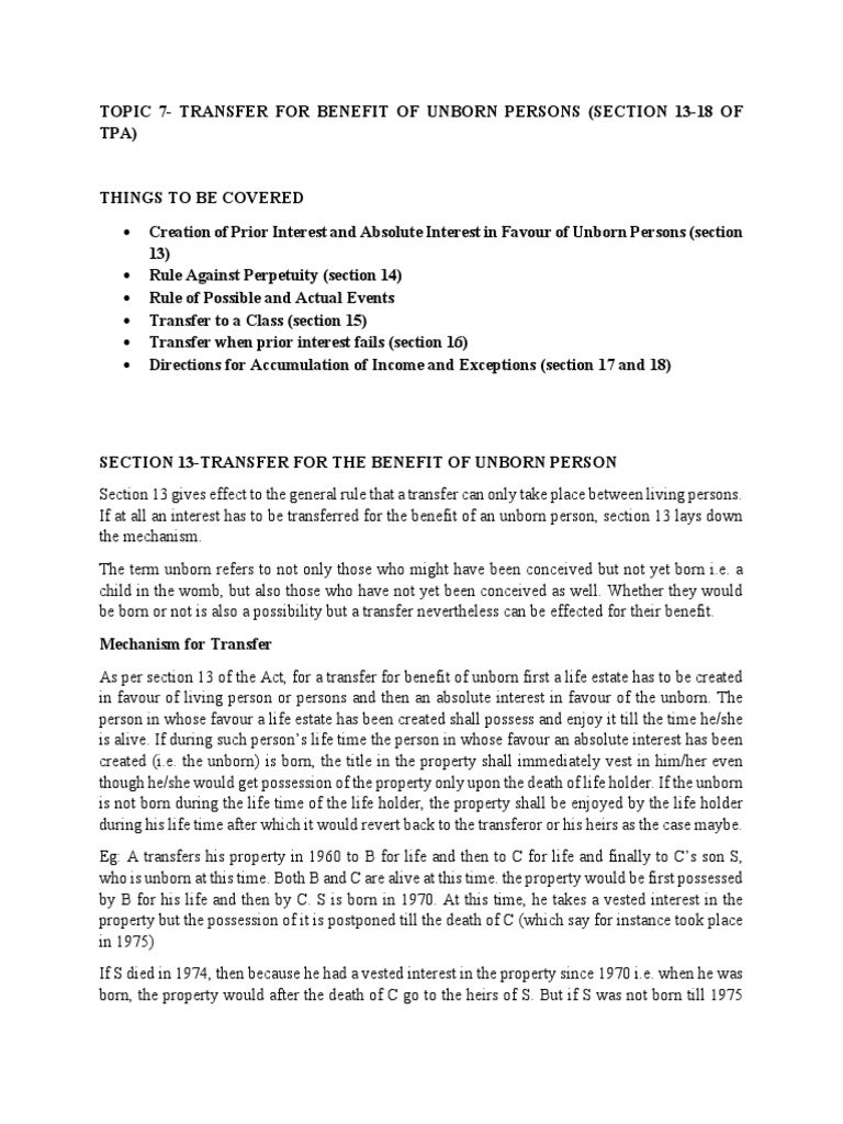 transfer-for-benefit-of-unborn-person-pdf-property-property-law