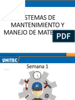 Sistemas de Mantenimiento y Manejo de Materiales Semana 1