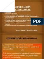 Interpretacion Constitucional 