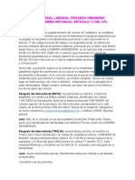 Audencia Procesal Laboral