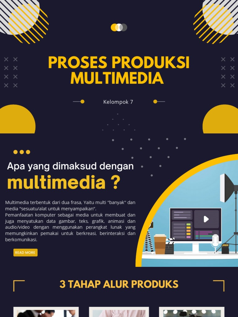 Proses Produksi Multimedia Lengkap | PDF
