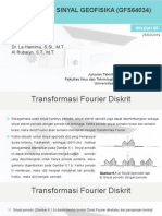 Tranformasi Fourier Distrik