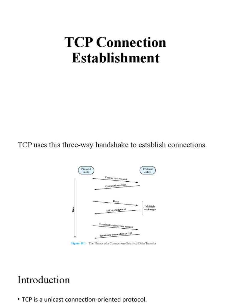 TCP Connection Establishment | PDF | Transmission Control Protocol ...