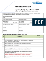 Lembar Persetujuan - Informed Consent Anak - Kaum Muda