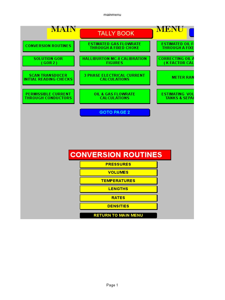 Tally Book | PDF | Barrel (Unit) | Pressure
