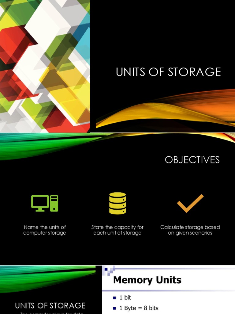 Calculating Storage Capacity A Guide to Understanding Units of
