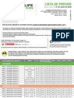 Lista de Precios Distribuidor Independiente-Nacional - 18.03