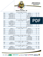 Calendário de jogos do Campeonato Maracajuense de Futsal