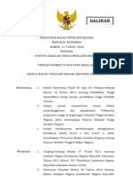 2020 Peraturan BIN Nomor 1 Tahun 2020 - (Peraturanpedia - Id)