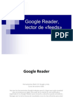 Google Reader. Gestor de Información.