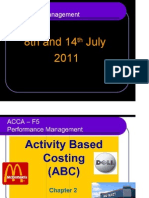 8th and 14 July 2011: Performance Management