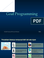 Goal Programming Untuk Mahasiswa 2010