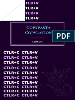 Copypasta Copylation