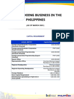 Cost of Doing Business 2021