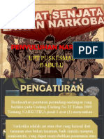 UPT PUSKESMAS BABULU MENJELASKAN TENTANG PENERAPAN UU NARKOTIKA