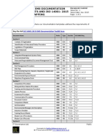 Document Clause Control - Mapping14001