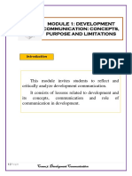 Module 1 Development Communication