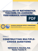 Constructing Multiple Choice Questions