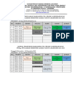 Jadwal Kuliah Mahasiswa Tingkat IV Semester Ganjil 2223