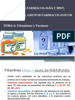 Clase 6. Farmacologia de Vitaminas y Minerales, Vacunas-Y-Antioxidantes.