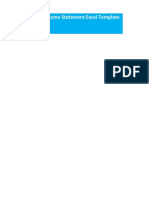 Common Size Income Statement Excel Template