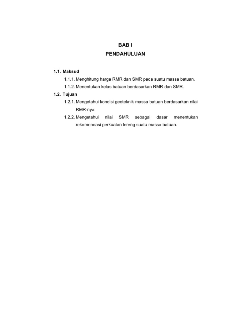 RMR Report | PDF