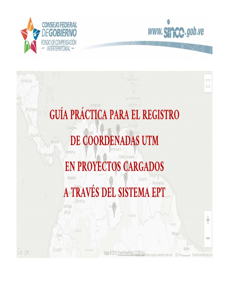 Guía para Uso de Coordenadas UTM | PDF | Software | Informática