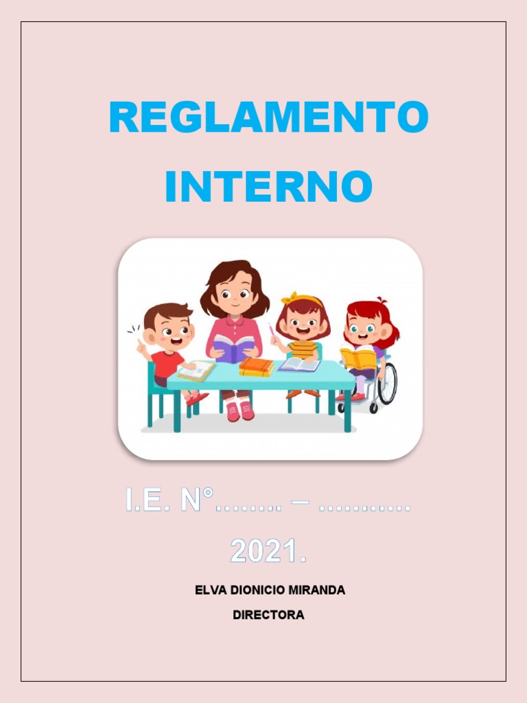 Reglamento Interno de Convivencia Escolar | PDF | Plan de estudios ...